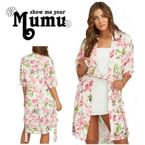 Show Me Your Mumu Floral Belted Robe